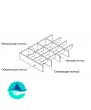 P 900х1000 30/2 33х11 Zn стальная придверная грязезащитная решетка (решетчатый прессованный оцинкованный настил)